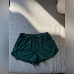 Aritzia training short shorts size small, color green